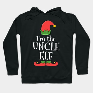 Uncle Elf for Matching Family Christmas Group Hoodie